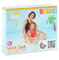 Intex Teddy Inflatable Baby Pool (61X22cm) (1-3 Years)