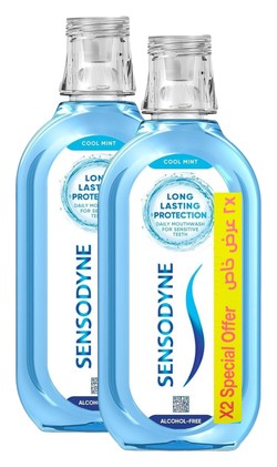 Sensodyne Mouthwash Cool Mint Flavor (Special Offer) - Alcohol Freex2
