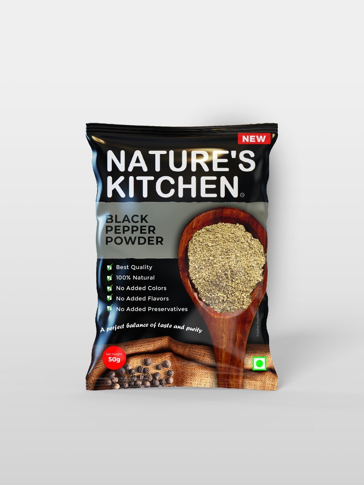 BLACK PEPPER POWDER 50 GM NATURES