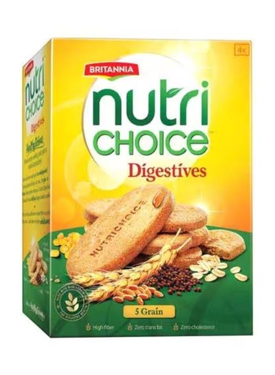 Britannia Nutri Choice Digestive Biscuits With 5 Grains (4 Pieces)