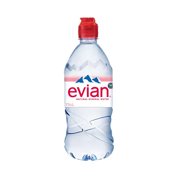 EVIAN NATURAL WATER 750ML
