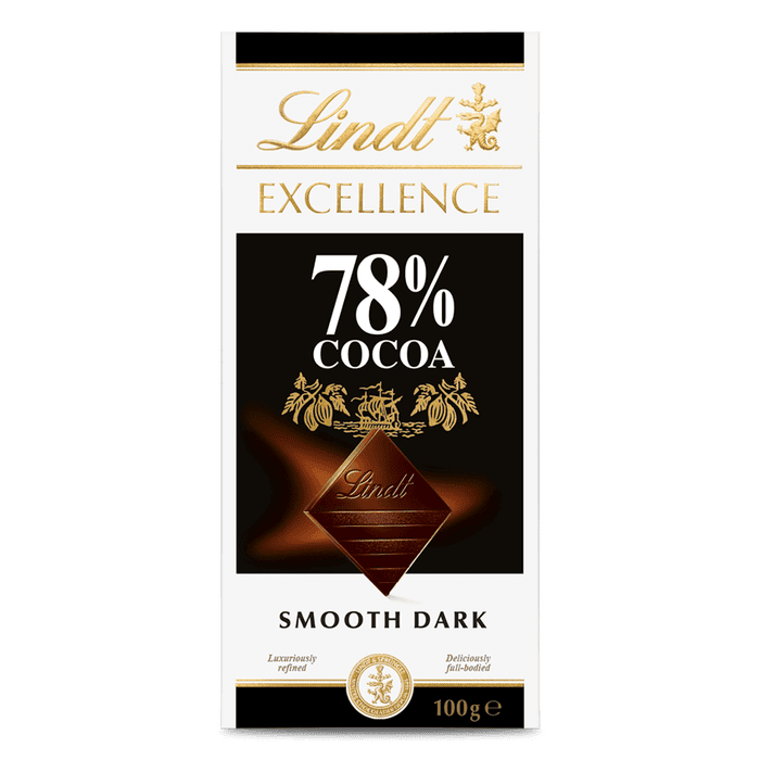 Lindt Excellence 78%Cocoa Smooth Dark 100gm