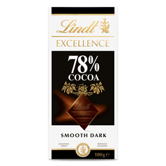 Lindt Excellence 78%Cocoa Smooth Dark 100gm