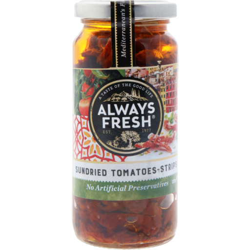 A/FRESH SUNDRIED TOMATO STRPS 220GM