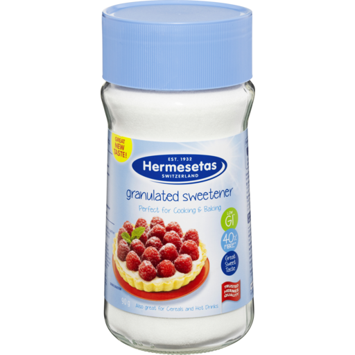Hermesetas Low Calorie Sweetener With 40% Fibre 90gm
