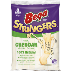 Bega Stringers Cheddar 8pc 160gm