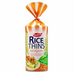 Real Foods Rice Thins Popped 150g