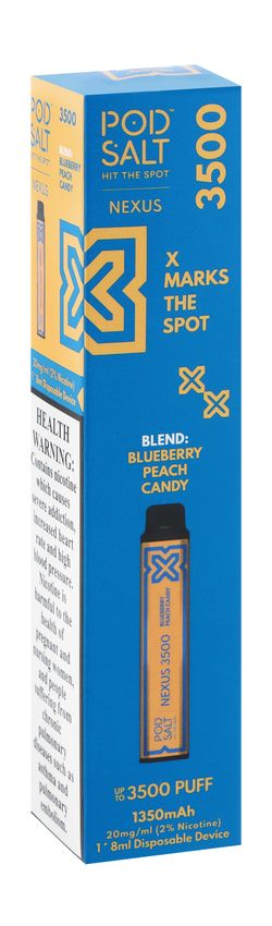 Pod Salt Blueberry Peach Candy 3500 Puffs