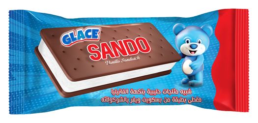 Glace Sando Vanilla Ice Cream Sandwich 90ml