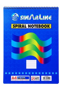 Sinarline Spiral Notebook A4 210X295mm