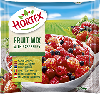 Hortex Frozen Mixed Fruits With Raspberries 300g