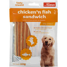 DELICIOUS SNACKS 100 GM CHICKEN N FISH SANDWITCH