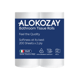 Alokozay Extra Absorbent Kitchen Towel Rolls 2ply 6x60 Tissues