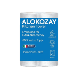 Alokozay 99%Pure Water Baby Wet Wipes, 60 Pieces