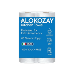 Alokozay 99%Pure Water Baby Wet Wipes, 60 Pieces