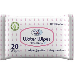 Cool Cool Water Baby Wipes 20's