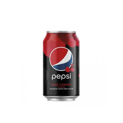 Pepsi Zero Sugar Can Wild Cherry Flavor 330ml