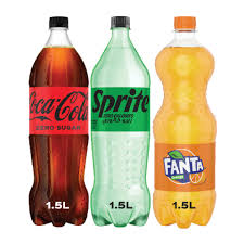 Coca-Cola Coke Zero+FANTA +SPRITE Pack, 3x1.5L