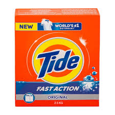 Tide Fast Action Semi-Automatic Original Laundry Detergent Powder Top Load 2.5KG 834