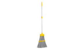 XPO Yellow & Gray Broom With Stick - PVC Free