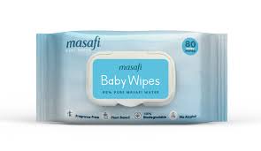 Masafi Biodegradable Baby Water Wipes 80WIPES
