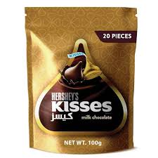 Hershey's Kisses Milk Chocolates 100gm