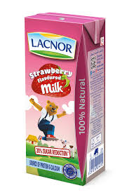 LACNOR MILK STRAWBERRY 180ML