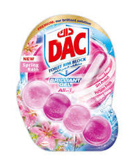 Dac Brilliant Gel Toilet Rim Block Spring Rain Scent 42GM
