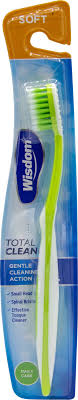 Wisdom Clean Between Green Sensitive Toothbrush