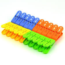 Assorted Plastic Cloth Pegs