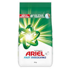 Ariel Fast Dissolving Automatic Laundry Detergent Powder Top & Front Load 1KG