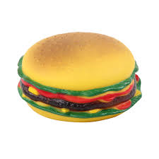 Pawise Vinyl Hamburger Pet Toy