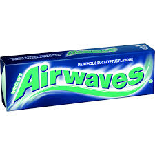 Wrigleys Airwaves Chewing Gum Menthol & Eucalyptus Flavor