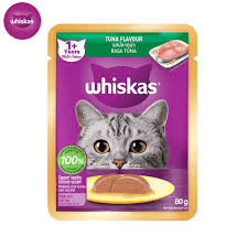 Whiskas Wet Food Tuna Flavour Adult Cats 80gm