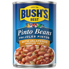 BUSH BEANS PINTO WITH JALAPENO 16OZ