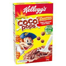 Kelloggs Coco Pops Jumbos Crispy Chocolate Maize Cereal 330gm
