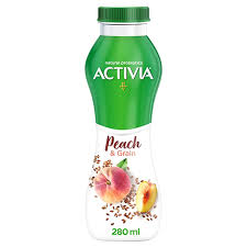 ACTIVIA YOUGHURT PEACH&GRAIN 280ML