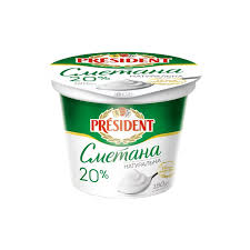 President Sour Cream (20% Fat)180gm