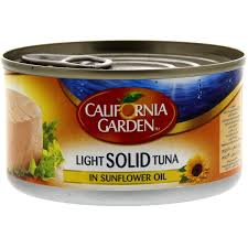 C.GARDEN LIGHT SOLID TUNA  IN SUNFLOWER OIL 185GM
