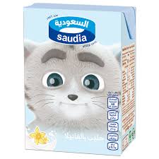 Saudia Long Life Vanilla Milk 200ML