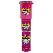 Push Pop Flip & Dip Candy Strawberry Flavor 25g