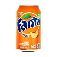 Fanta Peach - caffeine free 355ml