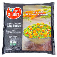 Al Ain Frozen Peas & Carrots 400gm