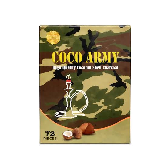 Coco Army Coconut Shell Charcoal 72pc
