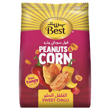 BEST PEANUT CORN SWEET CHILLI 150G