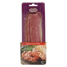 Country Smoked Beef Strips 100gm