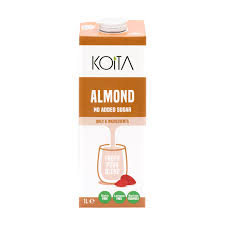 Koita Organic Almond Milk - Dairy Free, No Added Sugars 1 Ltr