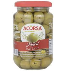 ACROSA PITTED GREEN OLIVES 170GM