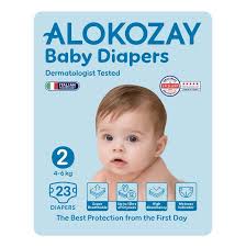Alokozay Baby Diapers Size 2 (4-6kg) 23S