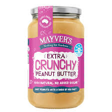 Mayvers Peanut Butter Extra Crunchy, 375g